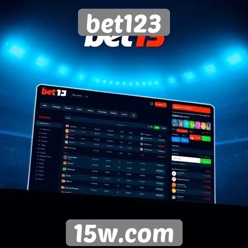 Plataforma de apostas do bet123 e sua interface de usuário