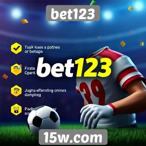 Análise de recursos do site de jogos bet123